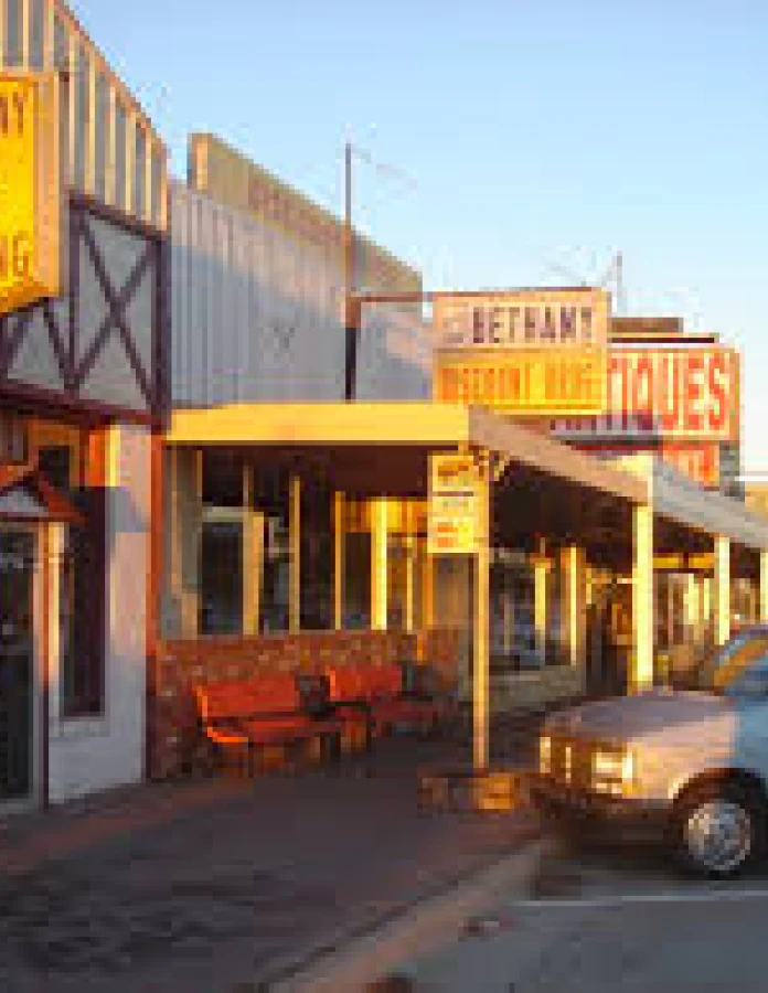 Downtown Bethany, Oklahoma storefronts